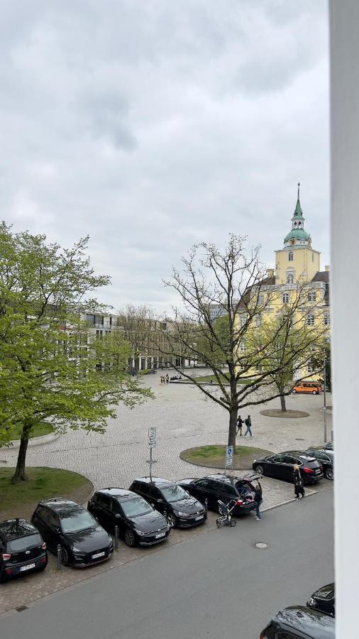 4ZKB wunderschöne Altbauwohnung über mehrere Etagen mit Dachterrasse und Schreibtisch direkt am Schloß Oldenburg Exterior foto